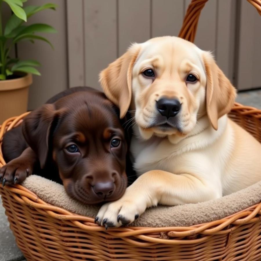 Adorable Dog Duo