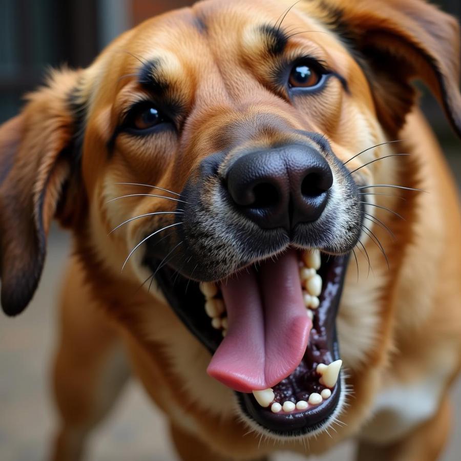 Aggressive Dog Boxing