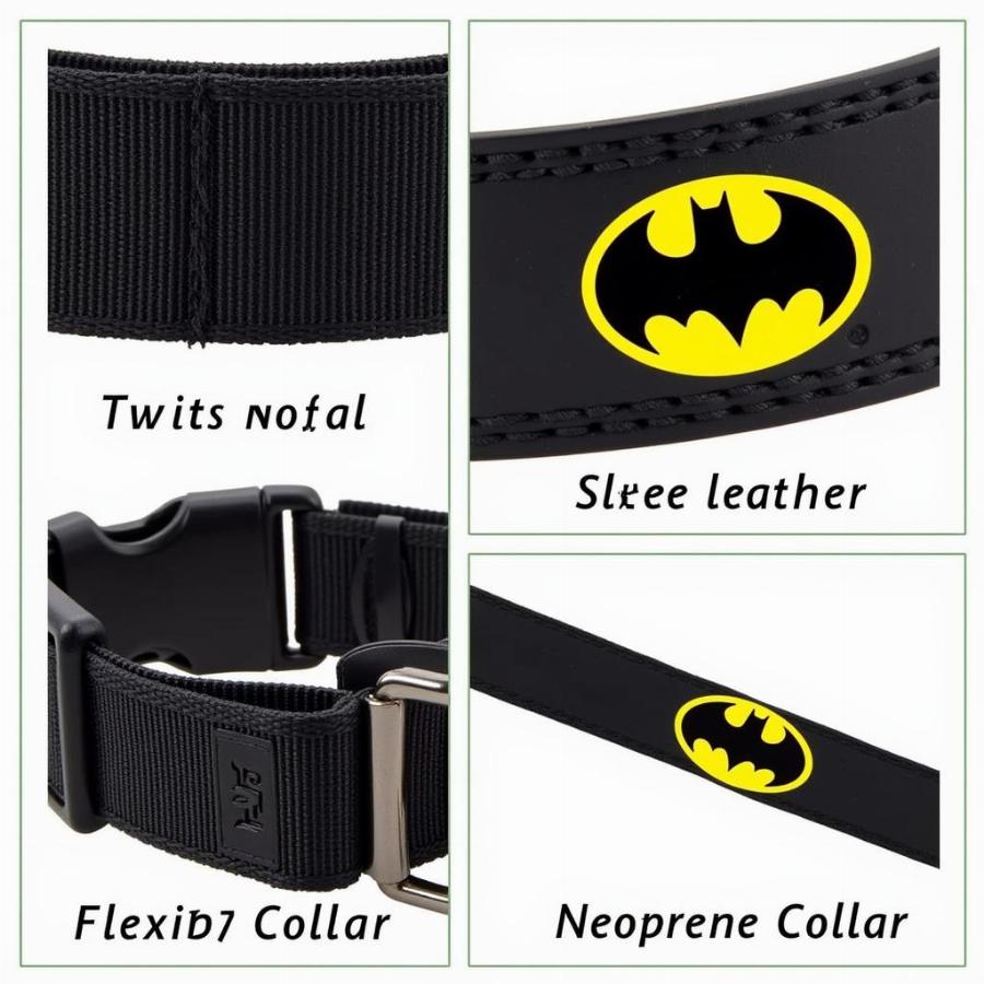 Durable Materials for Batman Dog Collars