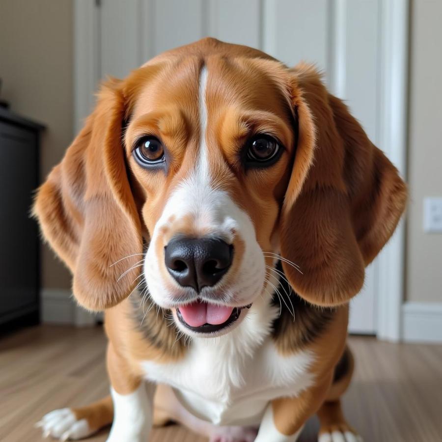 Beagle with a Shiny Coat