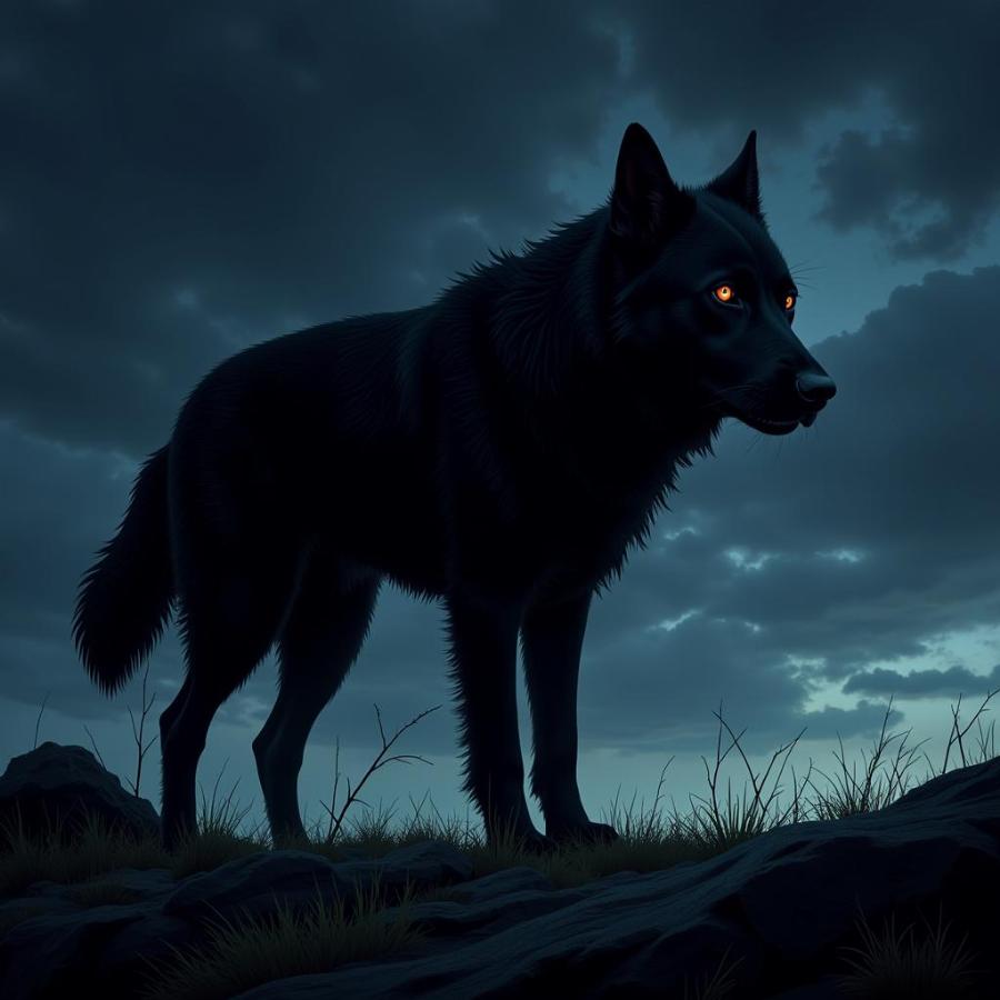 Black Shuck Illustration