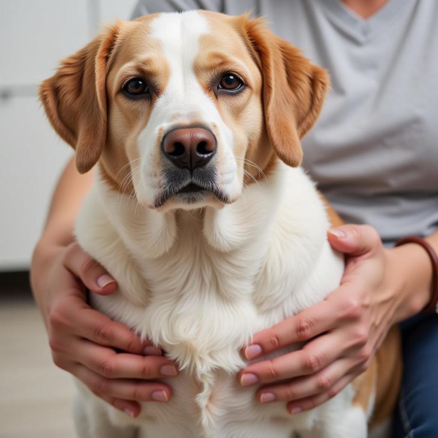 Dog Showing Bladder Cancer Symptoms