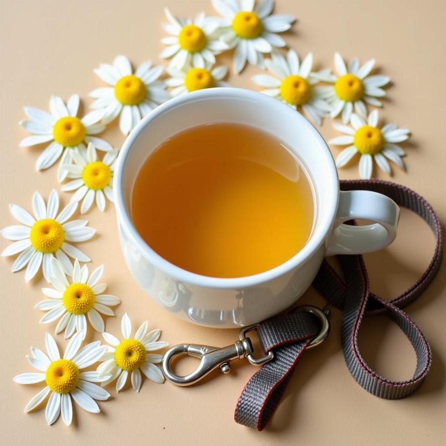 Chamomile Flowers for Dog Allergy Relief