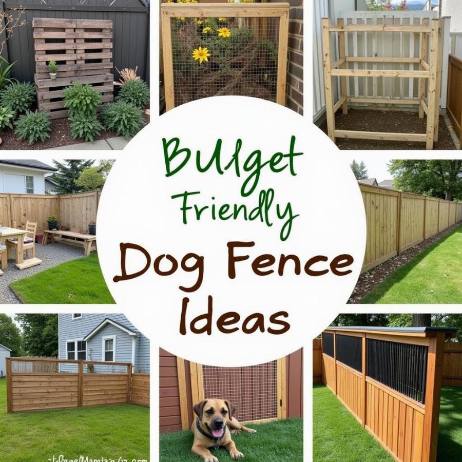 Dog fence ideas on a budget