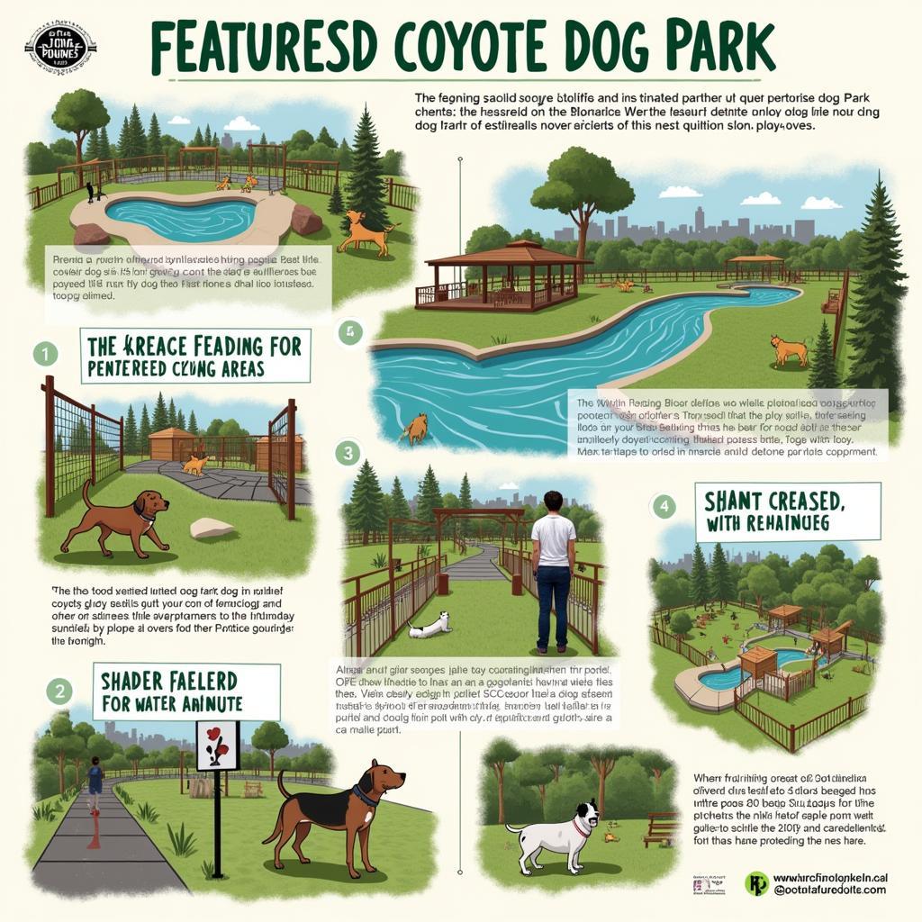 Selecting a safe coyote dog park