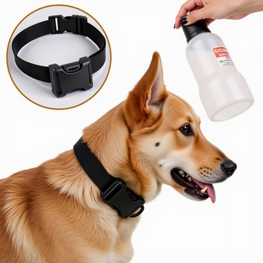 Citronella spray collar