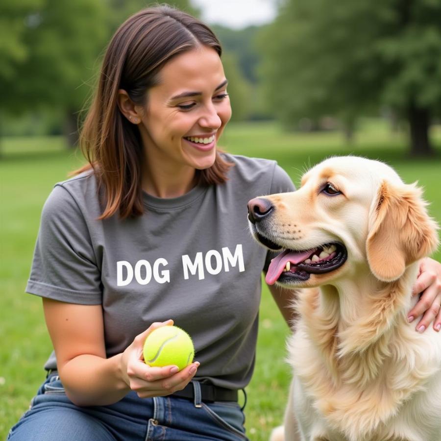 Classic Dog Mom Tee Shirt