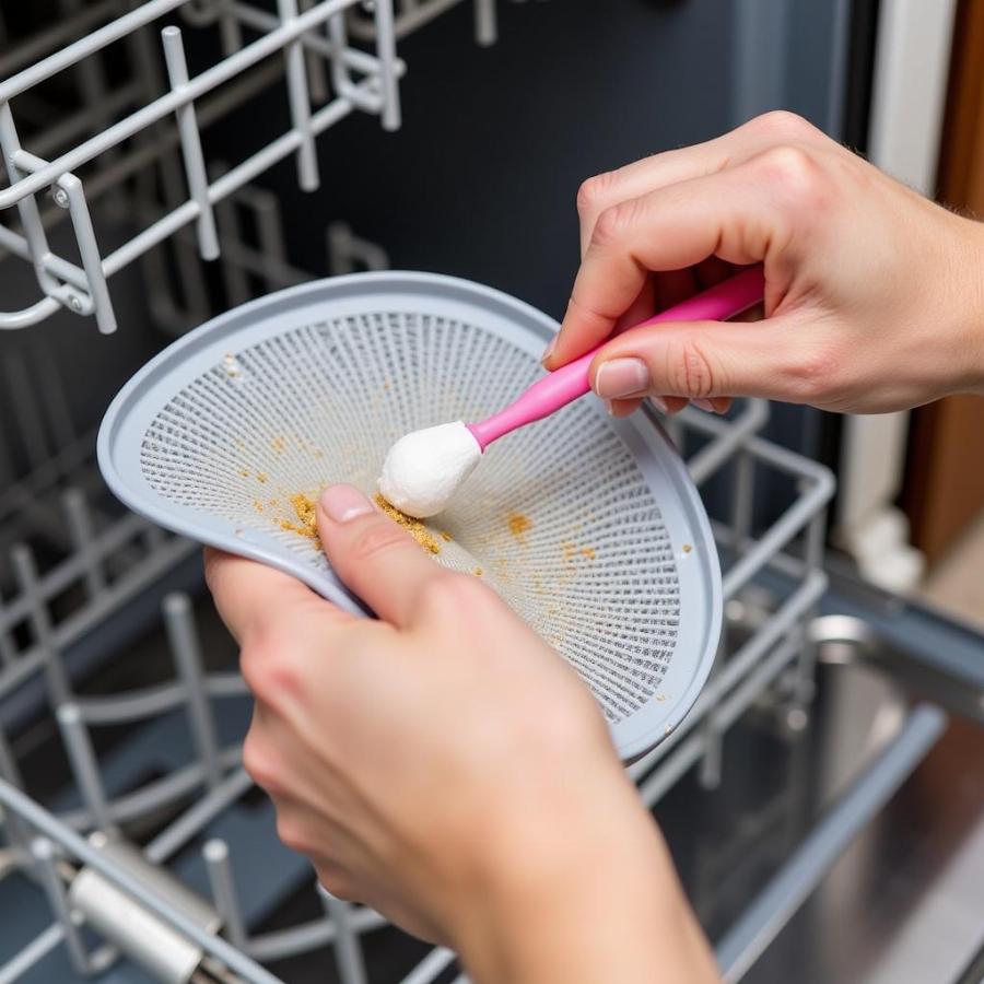 Cleaning Dishwasher Filter and Spray Arms