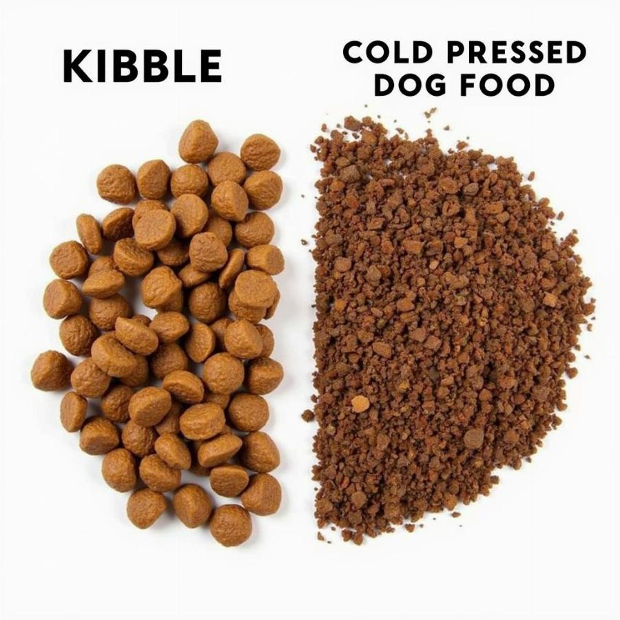 Kibble vs. Cold Pressed Dog Food