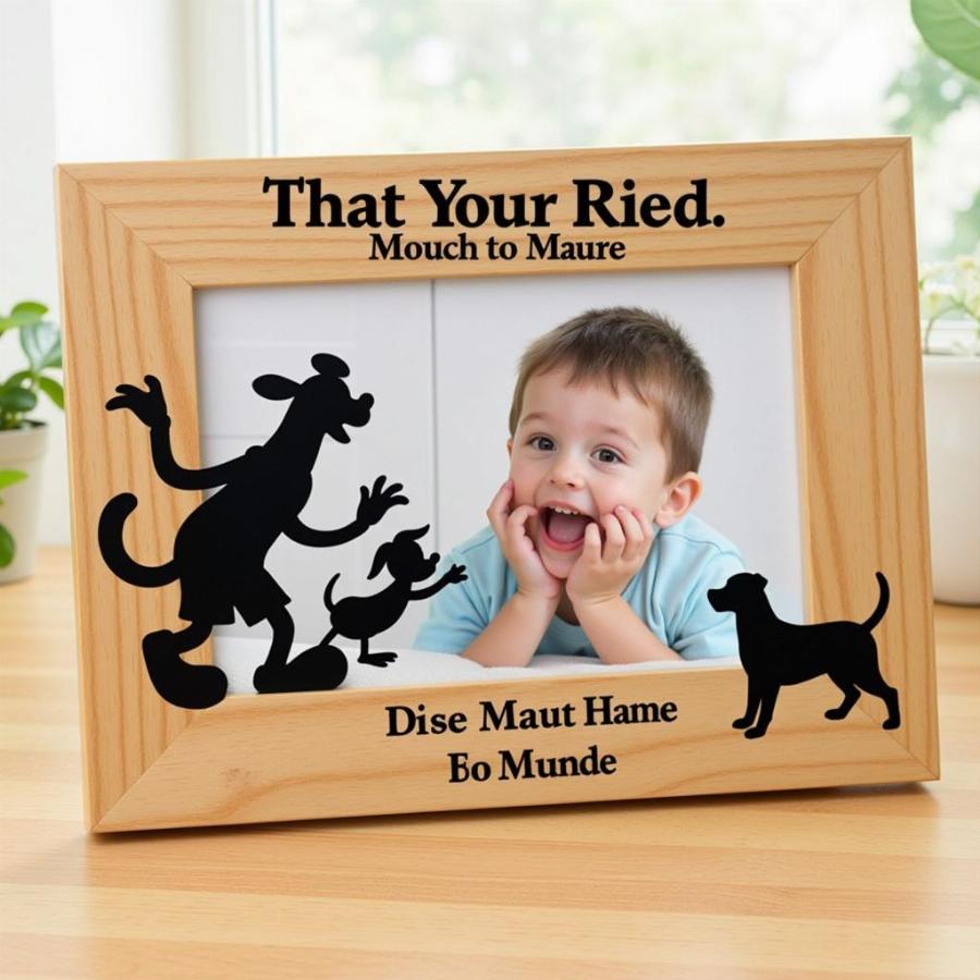 Personalized Disney frame for pets