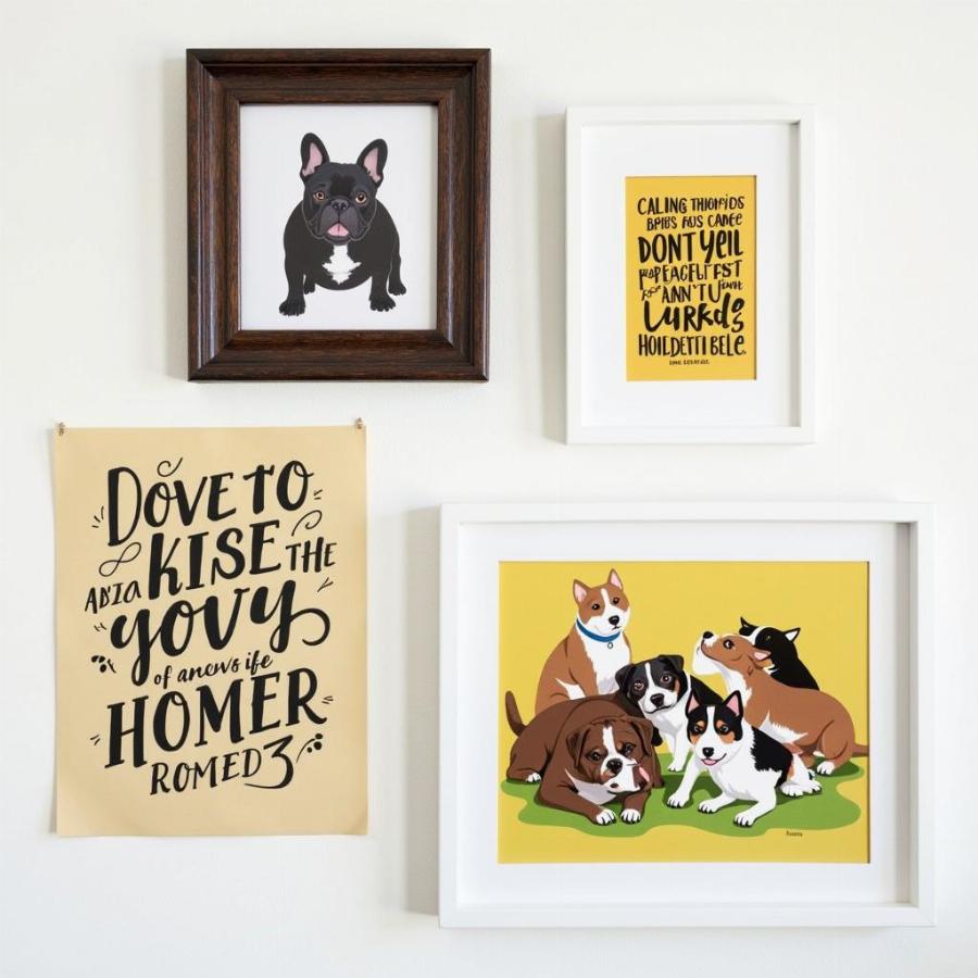 Decorative Dog Posters: Celebrating Canine Companionship