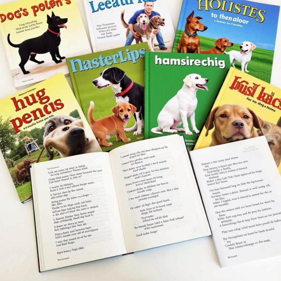 Different Dog Poem Styles in Books