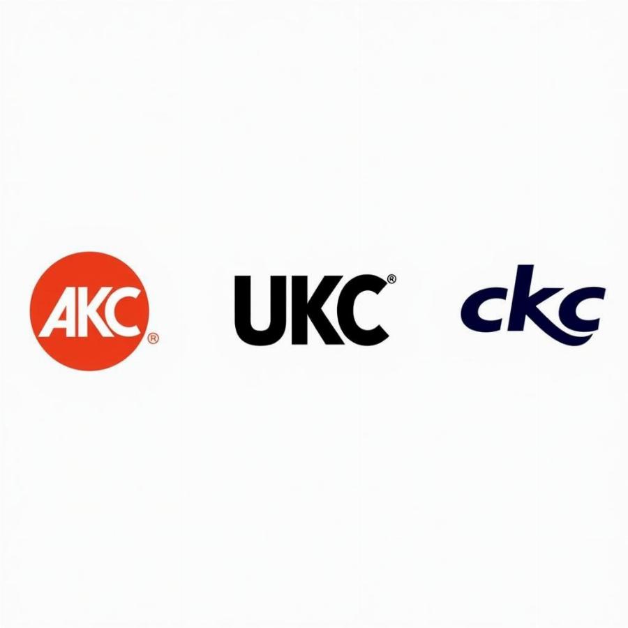 Logos of Different Kennel Clubs