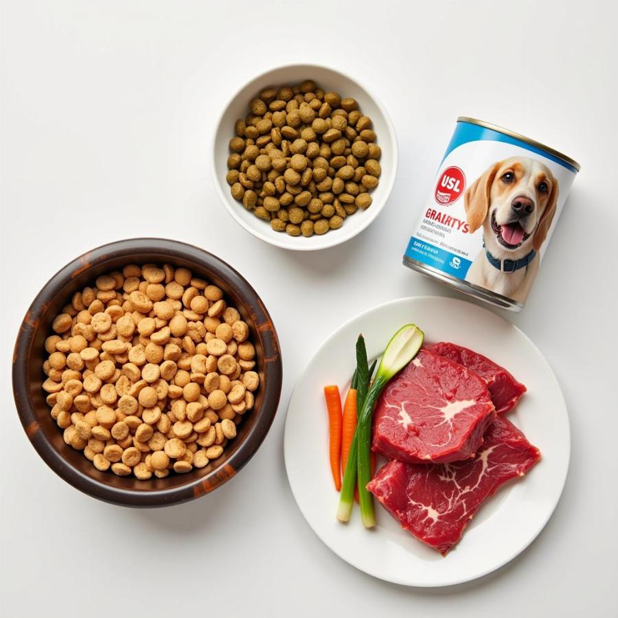 Dry, Wet, and Raw Dog Food Options