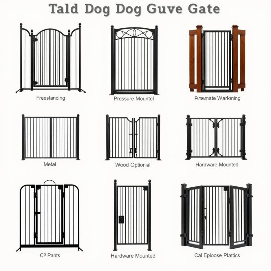 Different Types of Tall Dog Gates