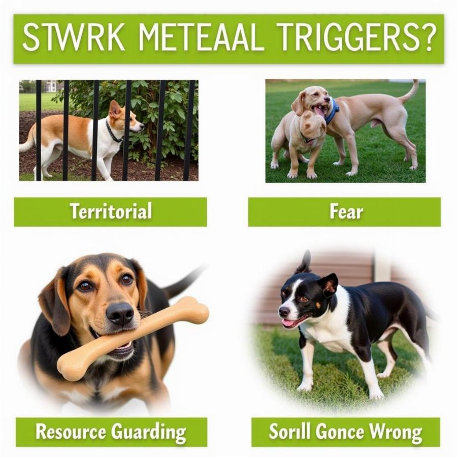 Dog Showing Aggression Triggers