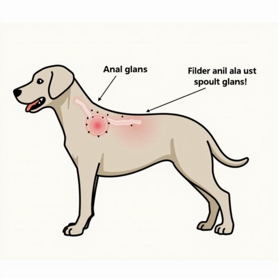 Dog anal glands anatomy