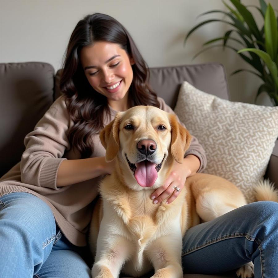 Enjoying Movie Night With Your Dog