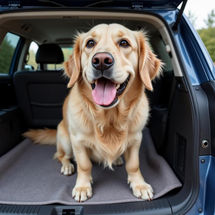 Dog and Owner Embark on a Road Trip