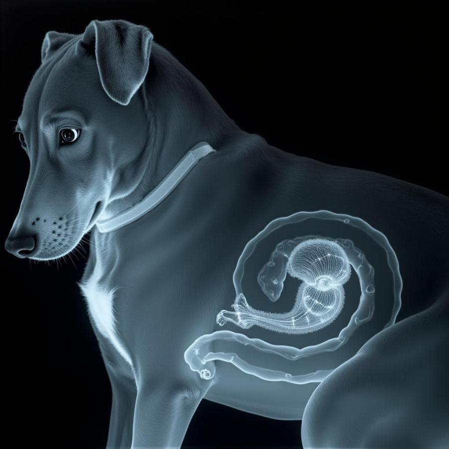 Dog Bowel Obstruction X-Ray