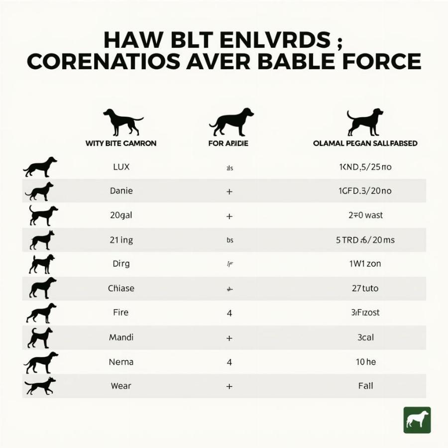 Dog Breeds and Bite Force