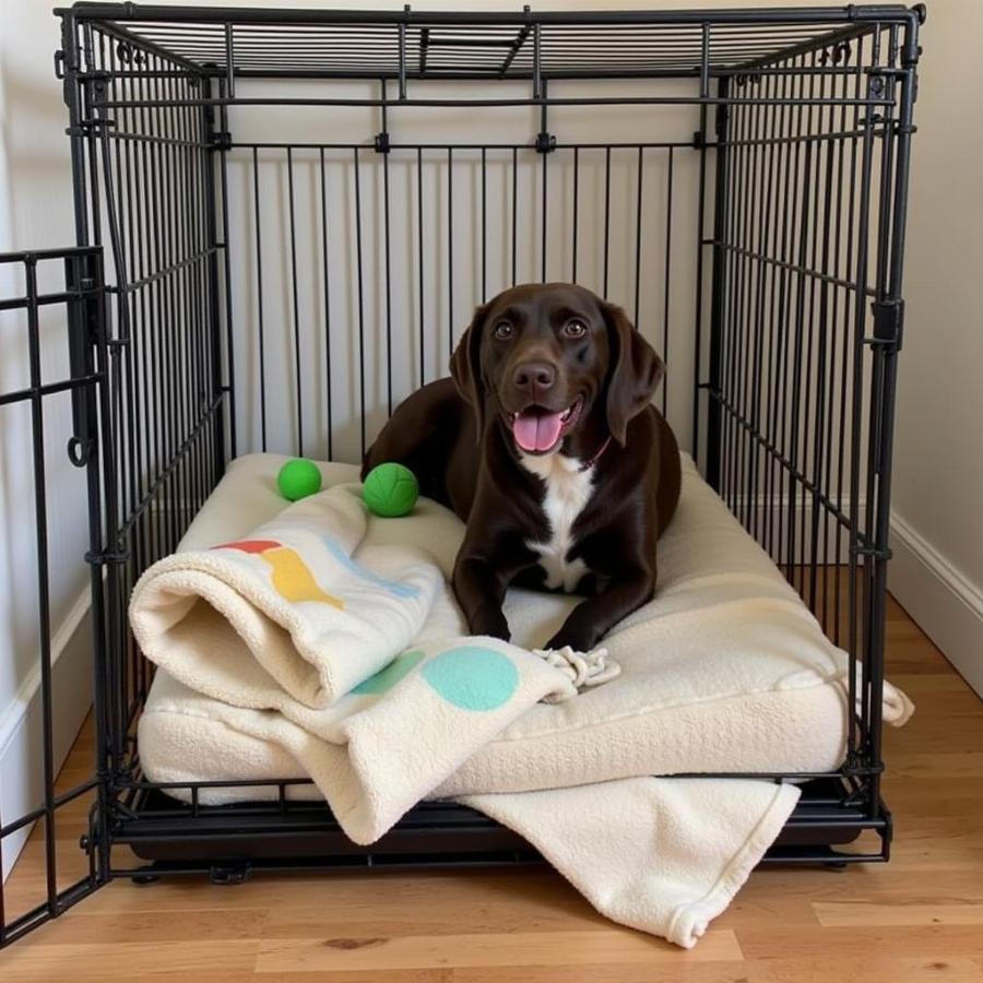 Dog Crate Setup to Minimize Anxiety