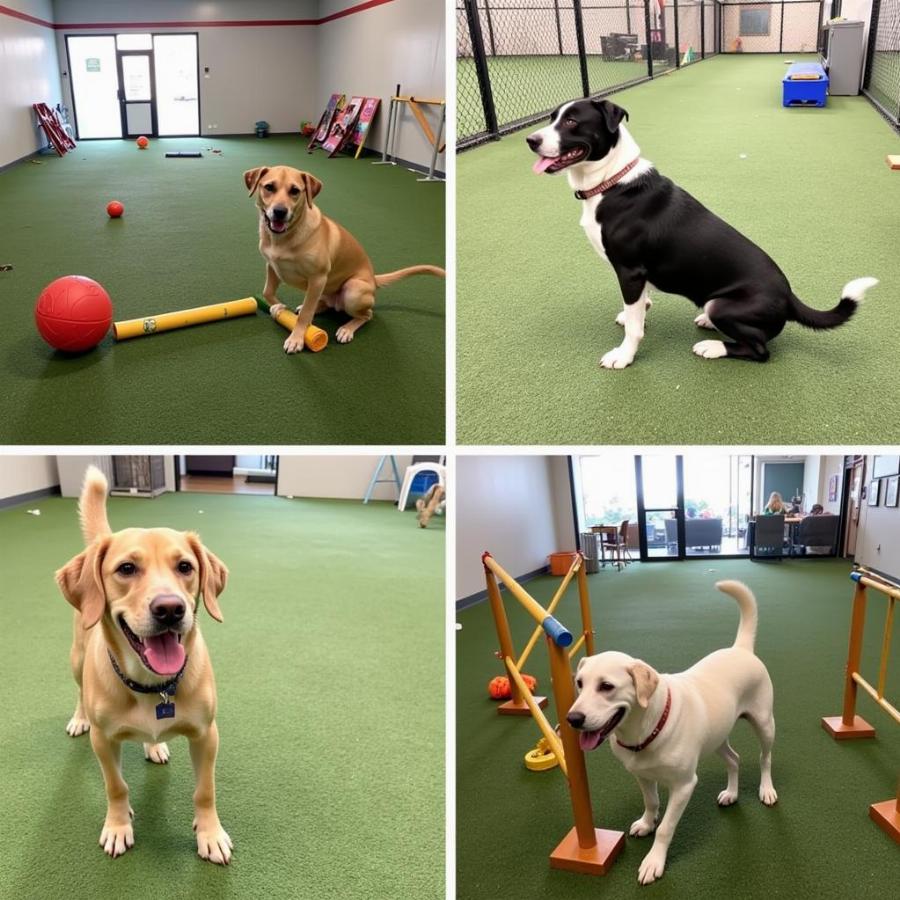 Dog daycare activity areas in West Springfield