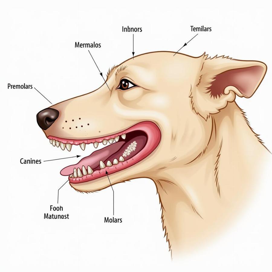 Dog Dental Chart Anatomy