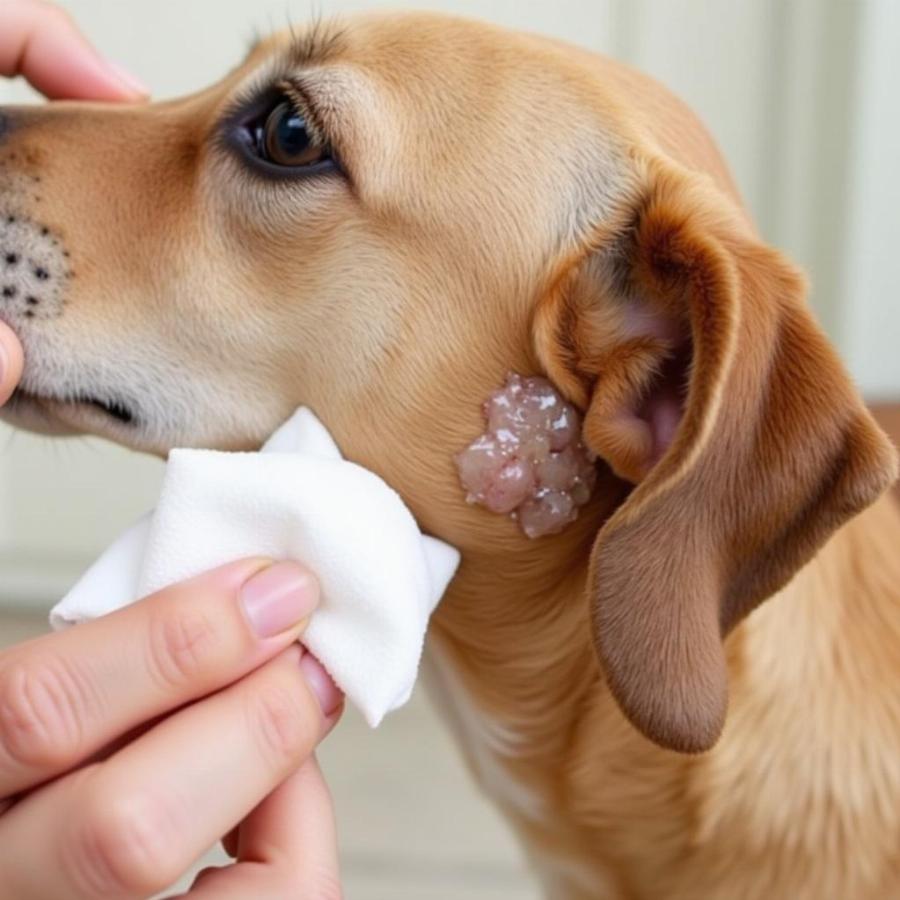 Dog Ear Cleaning