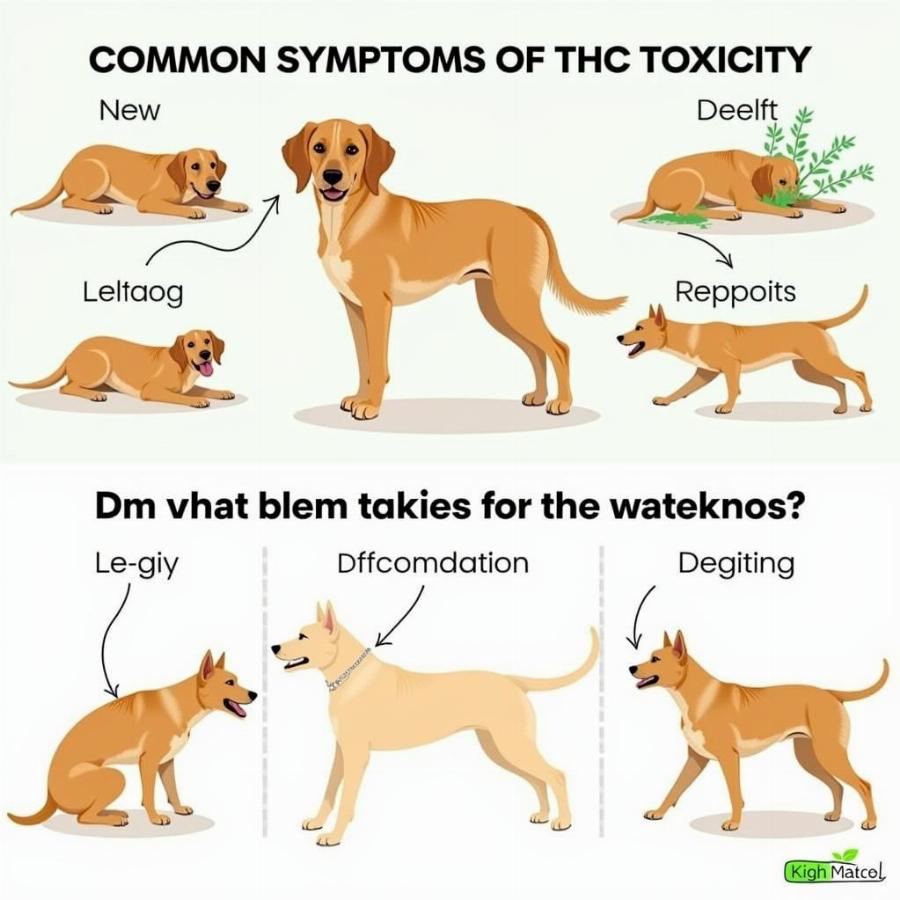 Dog Experiencing THC Toxicity Symptoms