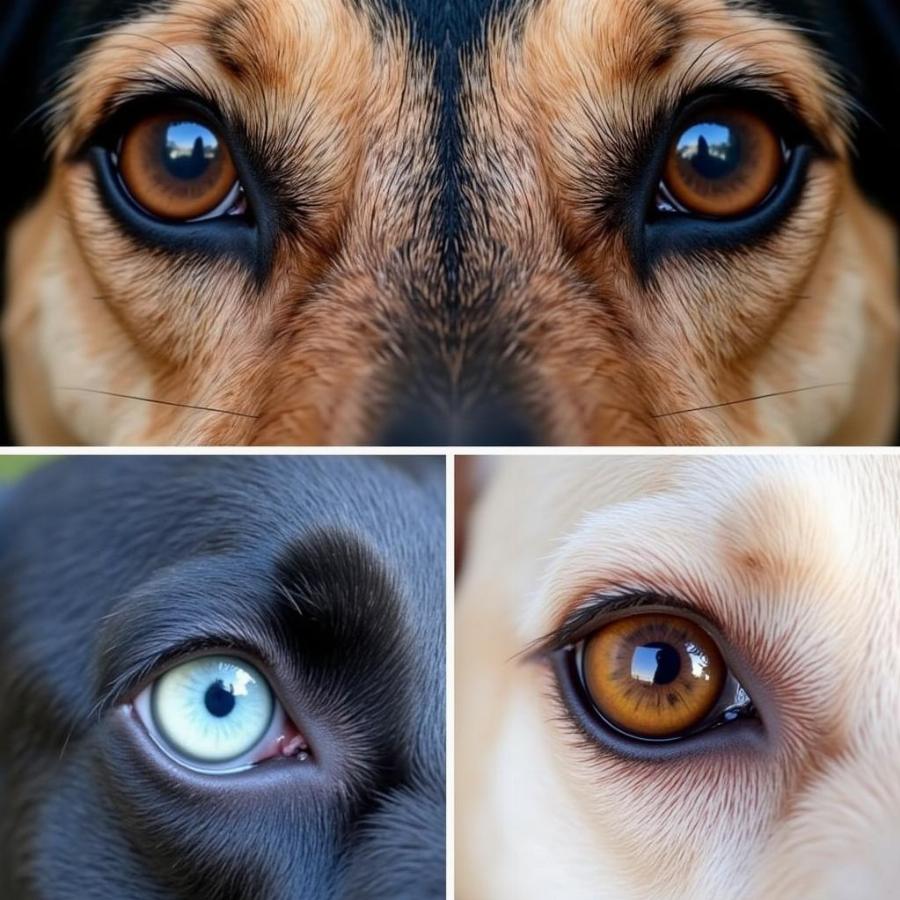 Dog Eye Color Variations