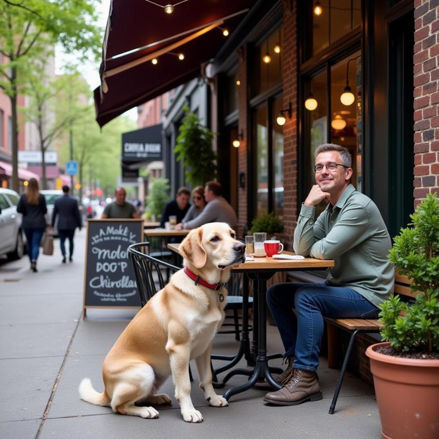 Dog-Friendly Cafe on Christopher Street