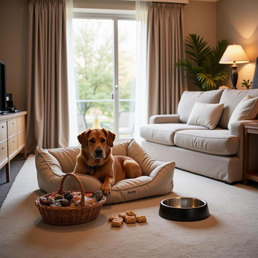 Dog-Friendly Hotel Room