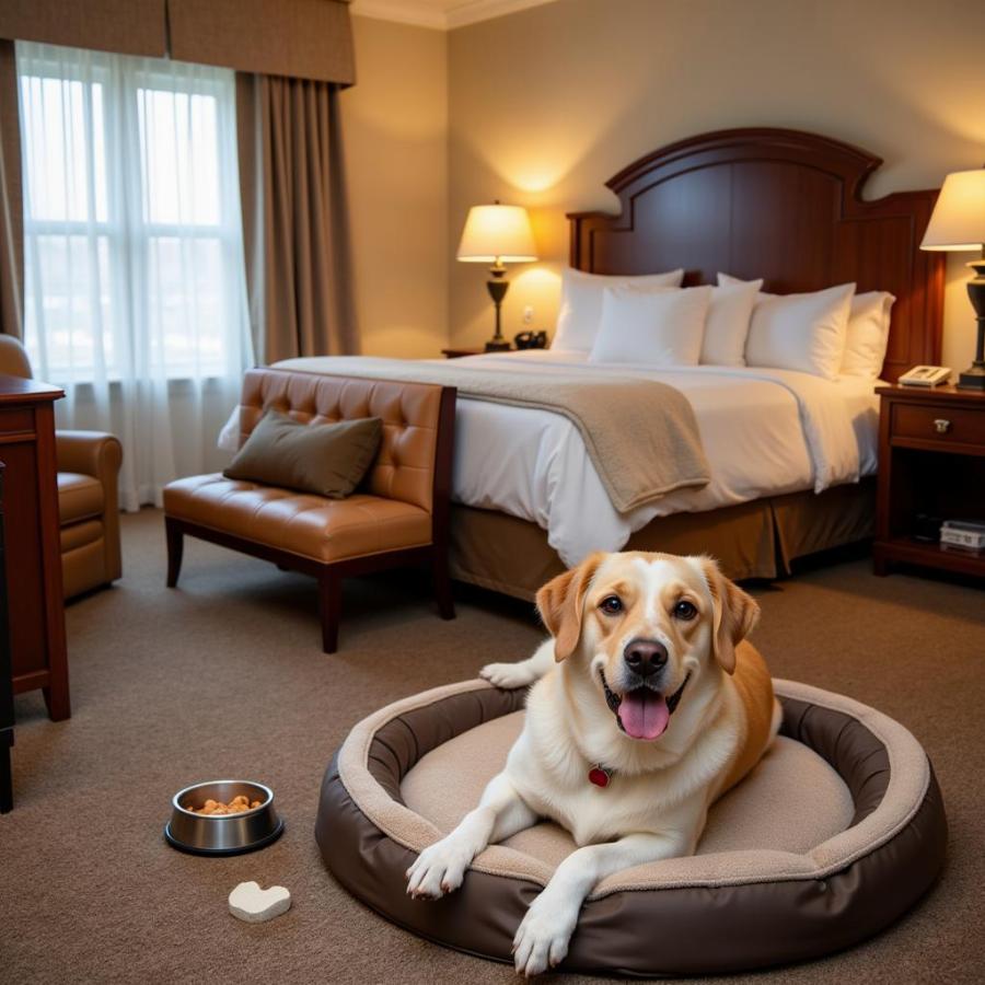 Dog-Friendly Hotel Room in Asheville