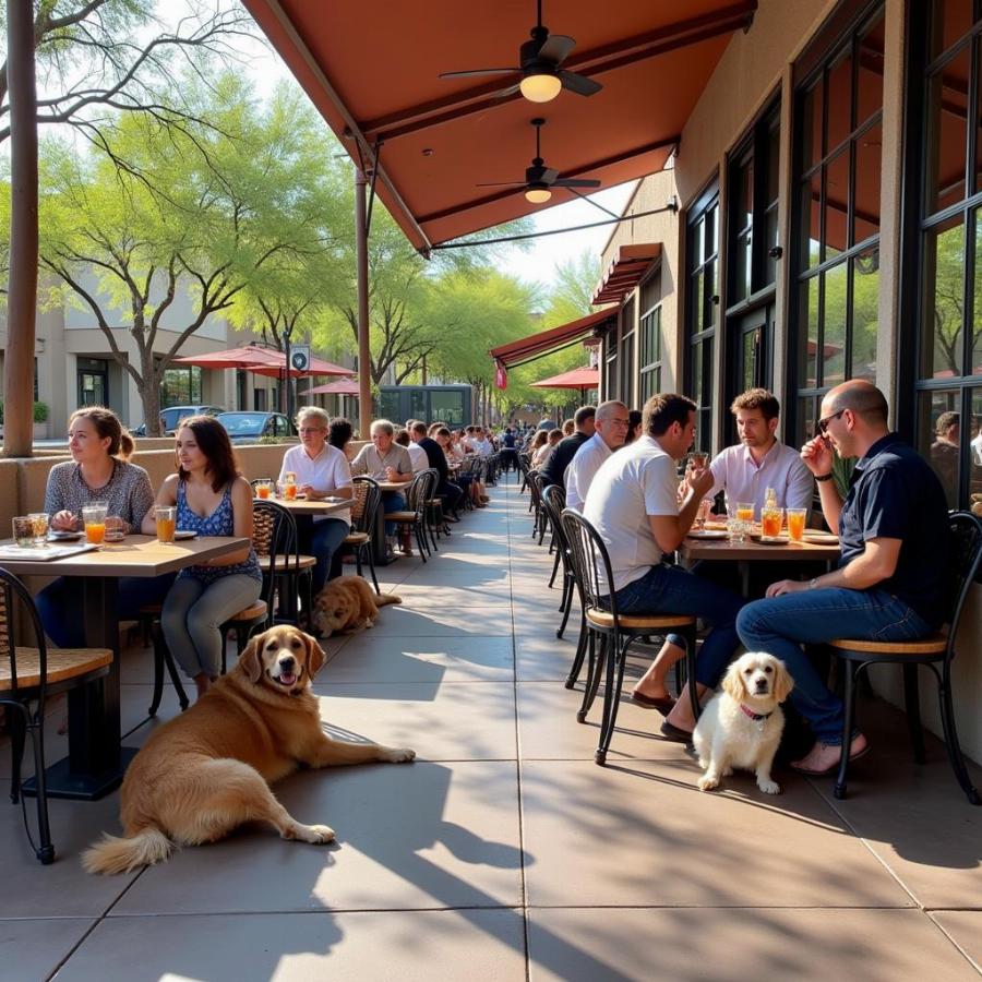 Dog-friendly patio in Scottsdale