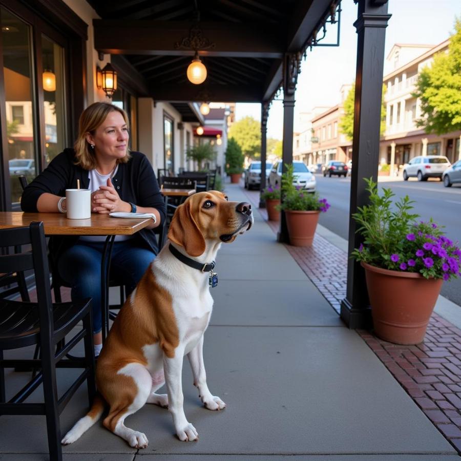 Dog-Friendly Restaurant Patio in Cambria