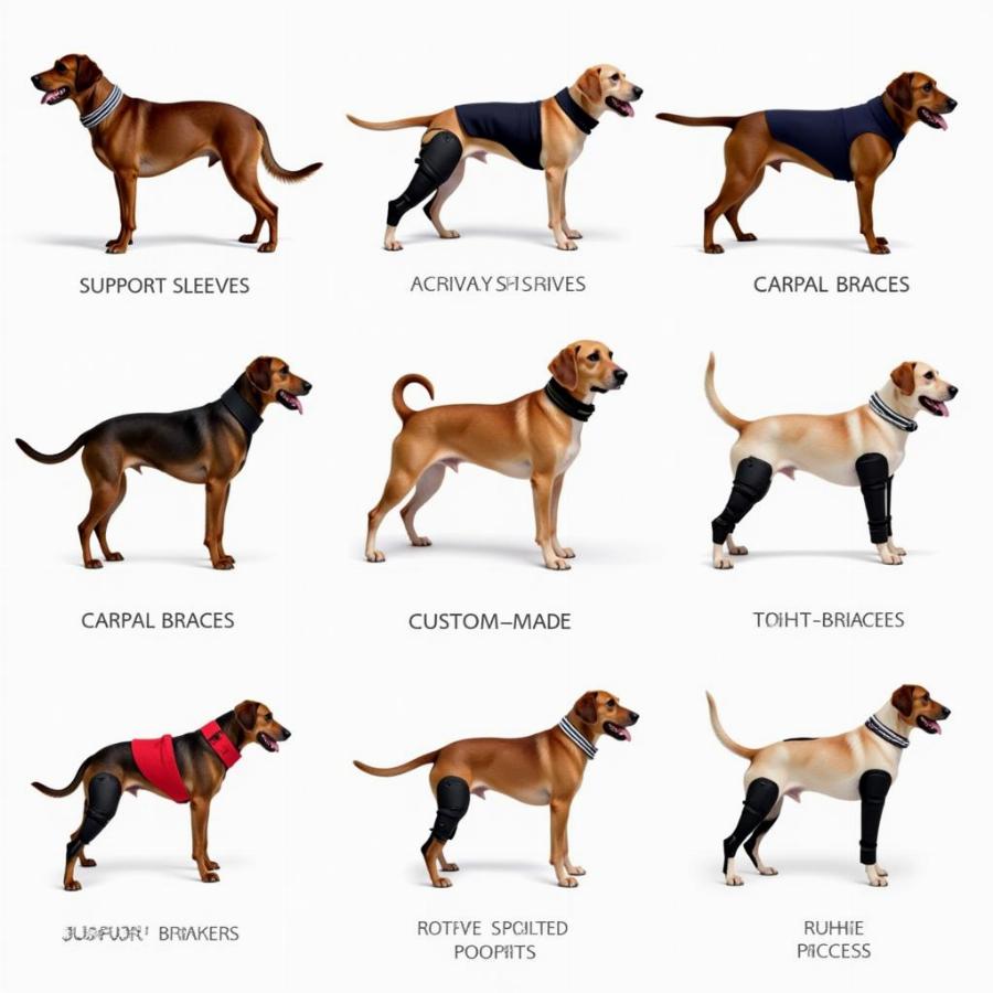 Types of Dog Front Leg Braces