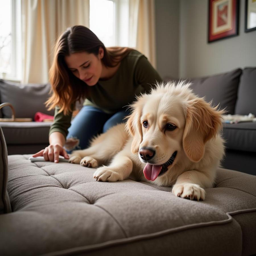 Dog Hair on Couch