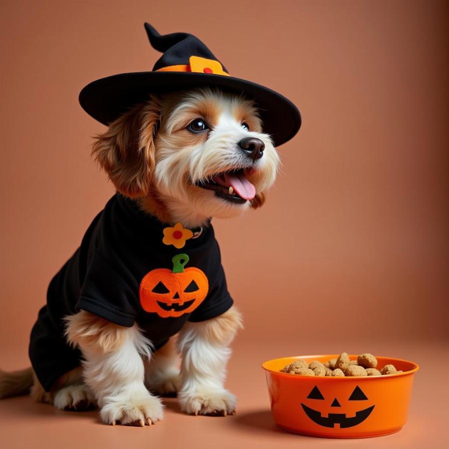 Dog in Halloween Costume