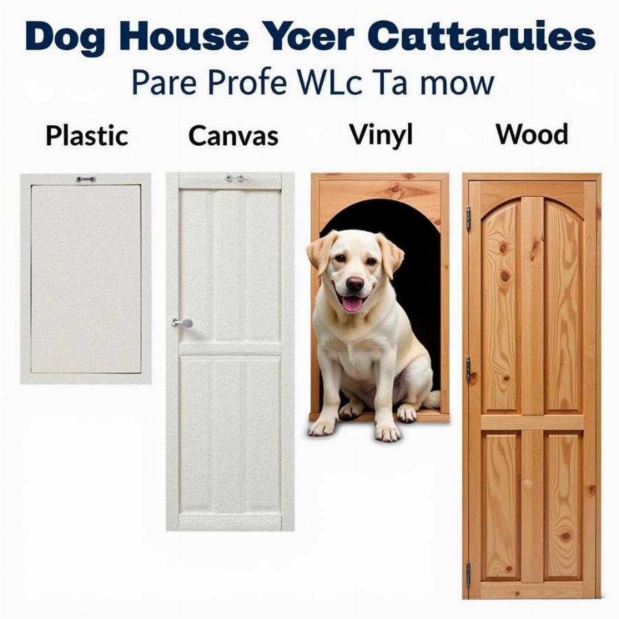 Dog House Door Materials Comparison