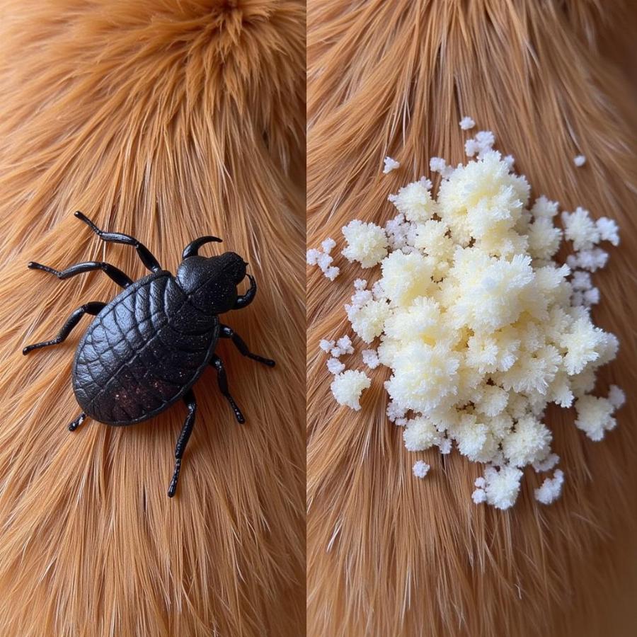 Dog Lice vs. Dandruff Image