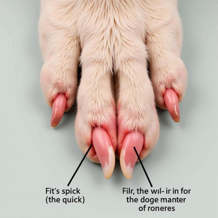 Dog Nail Anatomy