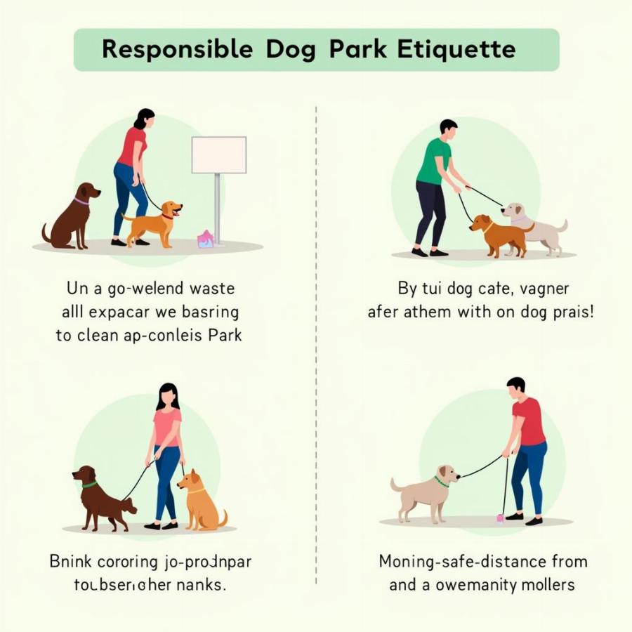 Responsible Dog Owners at the Park