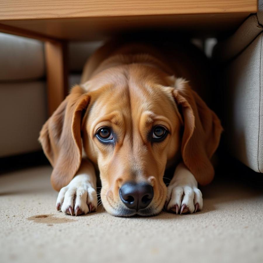 Dog Peeing on Couch - Anxiety