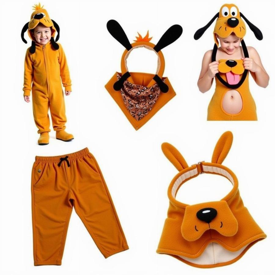 Various Dog Pluto Costume Options