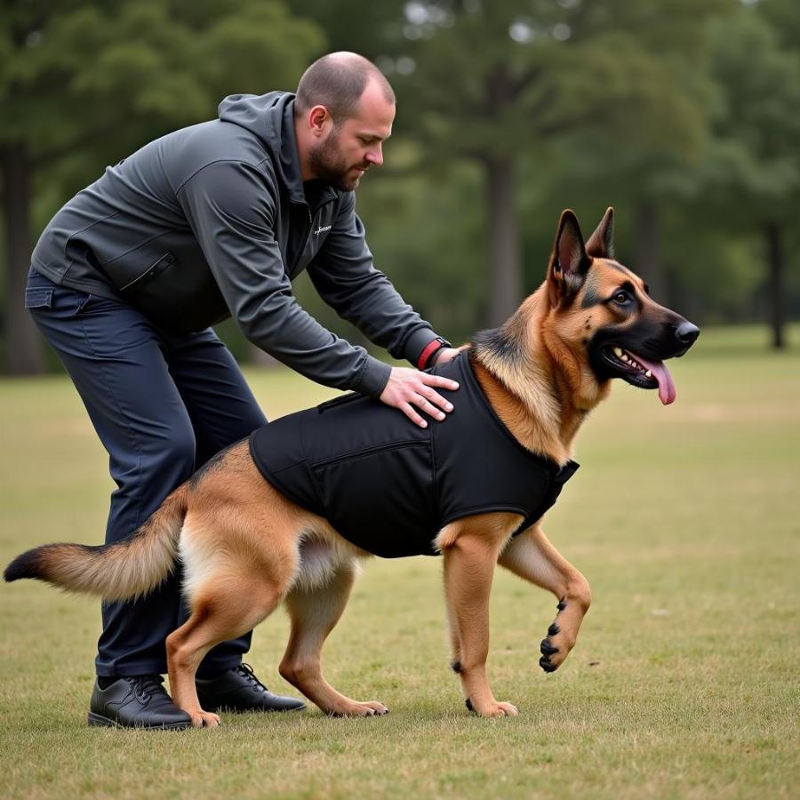 Dog Protection Training Session