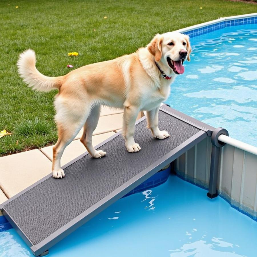 Dog Ramp for Pool Safety