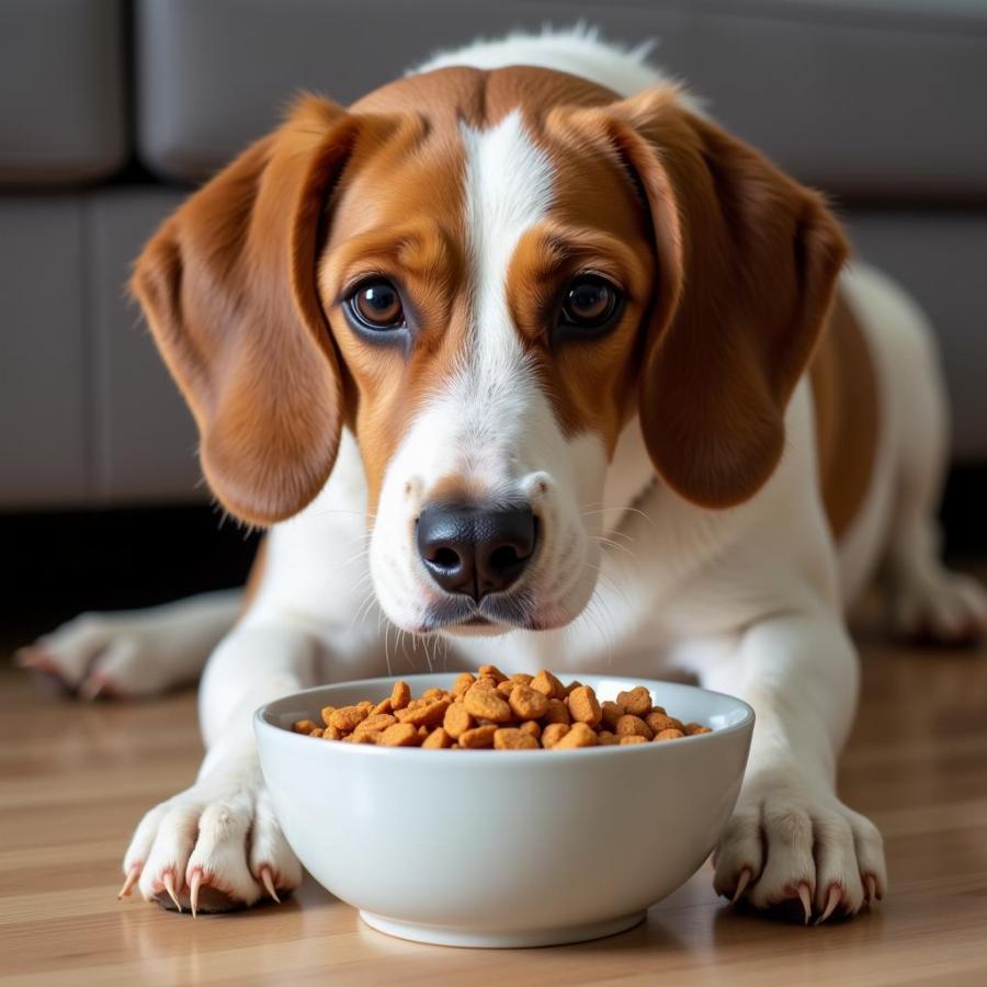 Dog Refusing Kibble