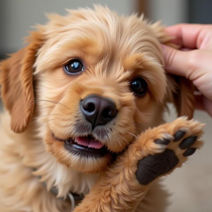 Dog Scratching Ear Due to Gnats