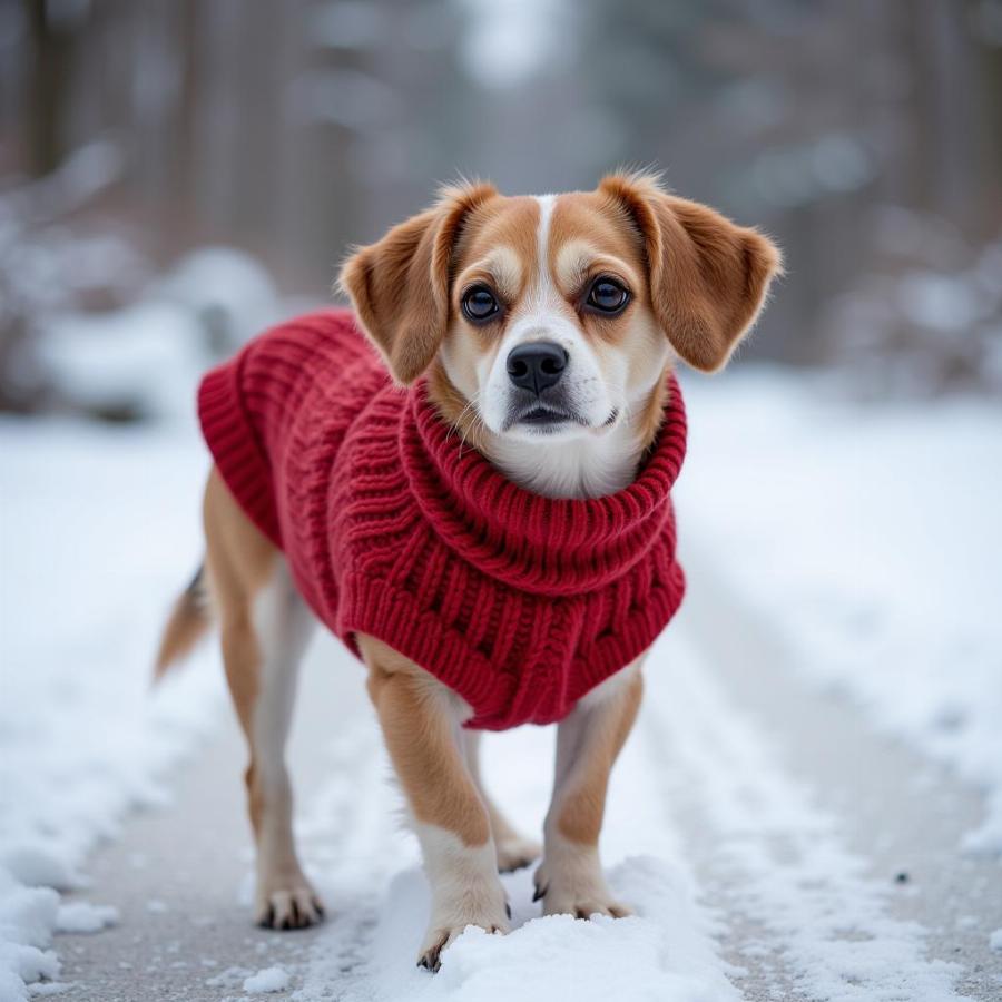 Dog Shivering in Cold Weather